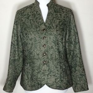 Coldwater Creek Blazer w/Zippered Pockets